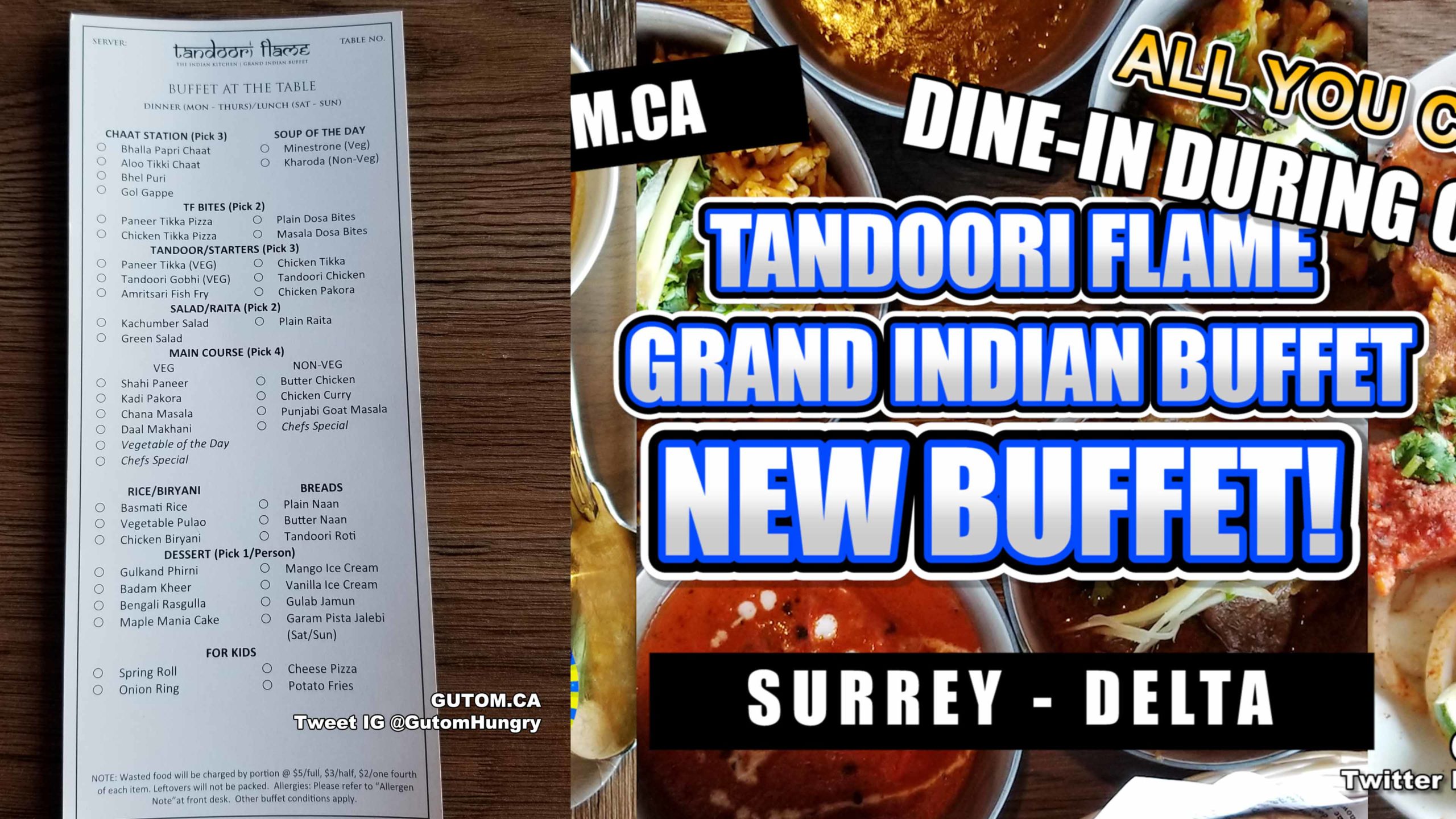 EXCLUSIVE! GRAND REOPENING OF TANDOORI FLAME GRAND INDIAN BUFFET SURREY