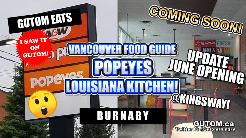 UPDATE! OPENING SOON! POPEYES LOUISIANA KITCHEN BURNABY KINGSWAY