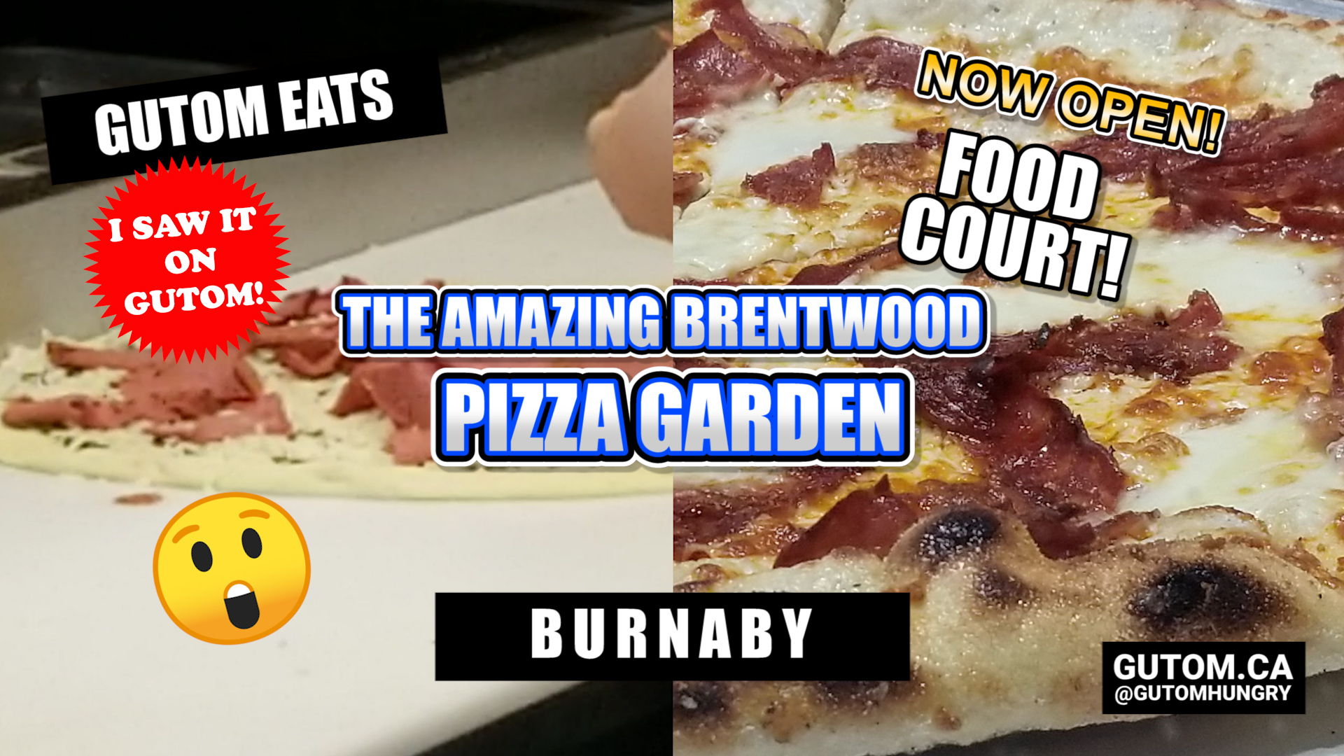 Now Open Pizza Garden At The Amazing Brentwood Town Centre Burnaby Lougheed Willingdon Tables Food Court Vancouver Food And Travel Guide Gutom Ca Gutom