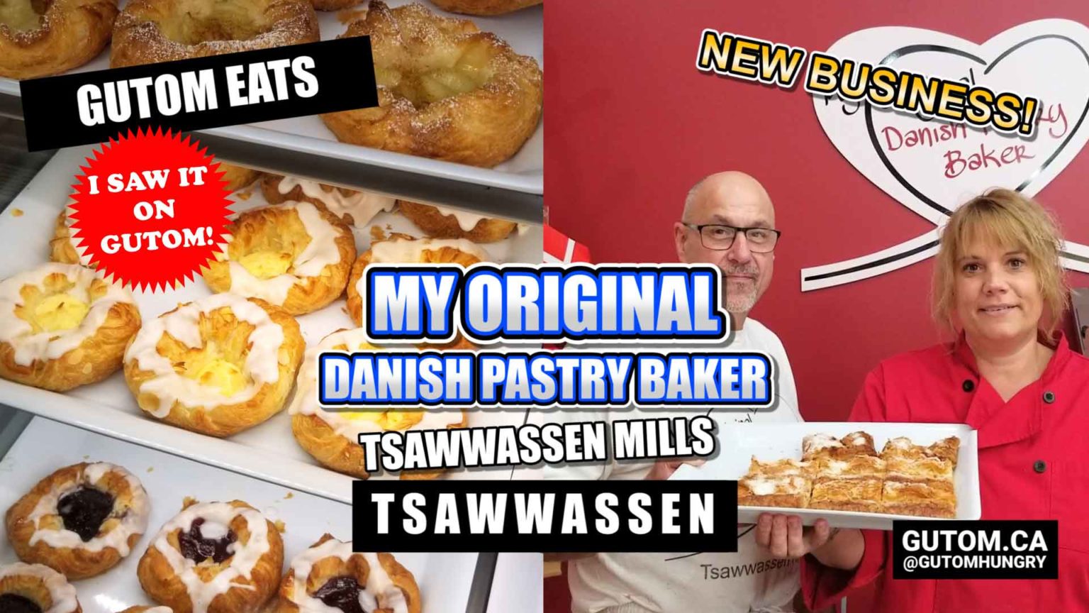 MY ORIGINAL DANISH PASTRY BAKER TSAWWASSEN MILLS BAKERY CAFE